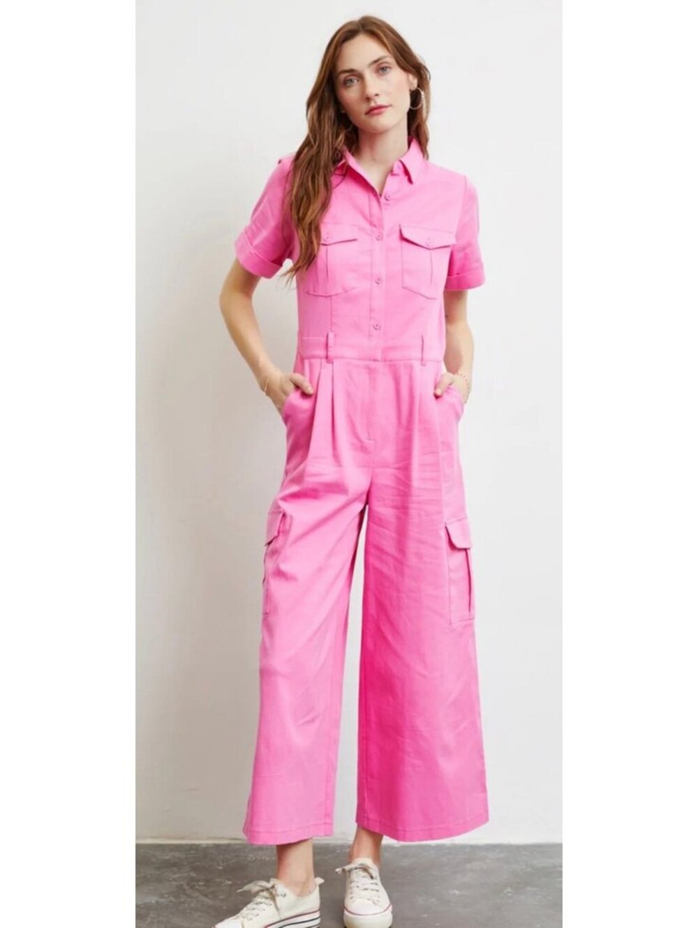 Heyson hot pink jumpsuit